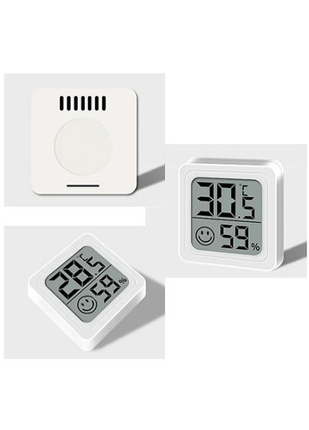 Термометр-гігрометр електронний, кімнатний, із сенсором вологості (L1131) No Brand (356117588)