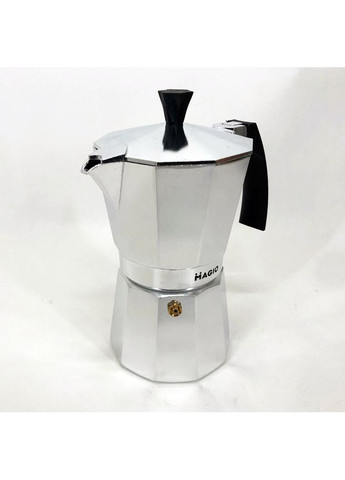 Кофеварка для плиты Magio MG-1002 300 мл, Кофеварка гейзерная для электрической плиты, Гейзер OG-223 для кофе Unique (352770254)