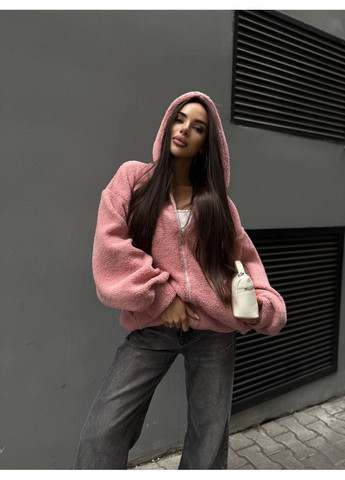 Женское оверсайз худи Teddy мех No Brand Р4939-779/2 (363839485)