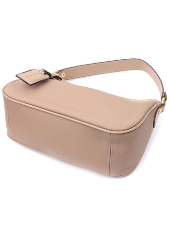 Женская сумка с двумя съемными ручками из натуральной кожи 22632 Бежева Vintage (297956960)