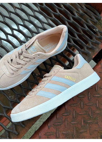 КРОСІВКИ ЖІНОЧІ ADIDAS GAZELLE PINK / GREY АДІДАС ГАЗЕЛЬ No Brand рожеві демісезони (368885768)