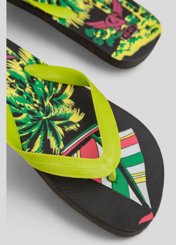 Салатовые пляжные вьетнамки мужские Ager