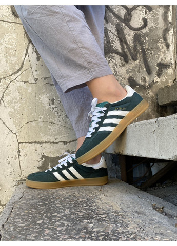 КРОСІВКИ ЖІНОЧІ ADIDAS GAZELLE X GUCCI GREEN / WHITE АДІДАС ГАЗЕЛЬ No Brand сірі демісезони (369389445)