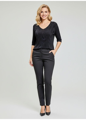 Женская футболка из ледяного шелка с V образным вырезом IS-12 Синий Number Nine - (363261734)