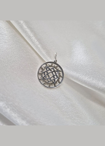 Серебряная подвеска кулон оберег амулет Звезда Лады в Солнечном круга серебро 925 пробы черненное 89023ч 2.50г No Brand (308369769)