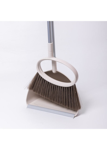 Набір віник і совок на довгій ручці для підлоги 25×25×95 (см) Білий HP-45-1W Yiwu (371907256)