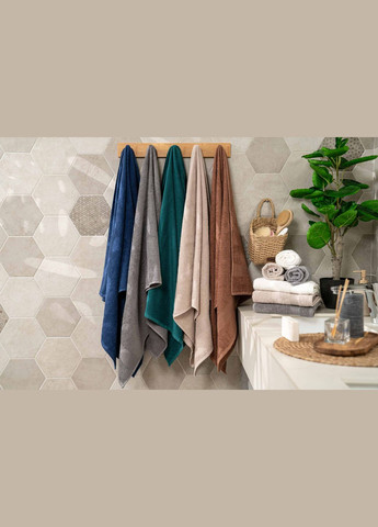 Полотенце махровое Benefit, 70х140см, 100% хлопок, айвори ART2470IV Ardesto комбинированный