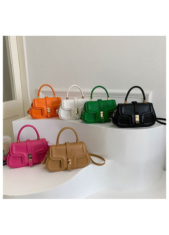 Женская сумка 8404 кросс-боди розовая на ремешке No Brand (306709412)