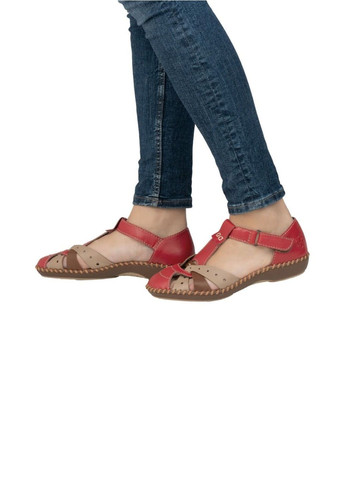 Rieker Туфли красный з искусственная кожа, германия — лето (328917220)