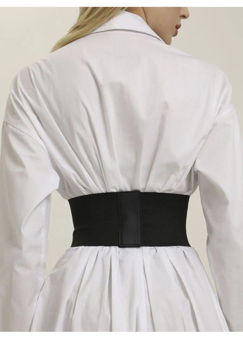 Декоративный женский корсет с кольцами на широкой эластичной резинке со шнуровкой спереди и широкой липучкой сзади No Brand Корсет (362026343)