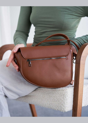 Сумка жіноча крос боді екошкіра (wel-11002) Карамельна WeLassie (299984575)