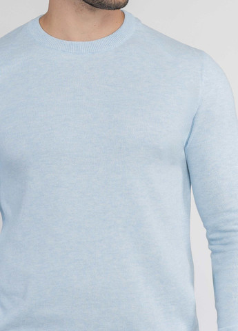 Блакитний зимовий джемпер чоловічий блакитний джемпер Arber Crew-neck AM