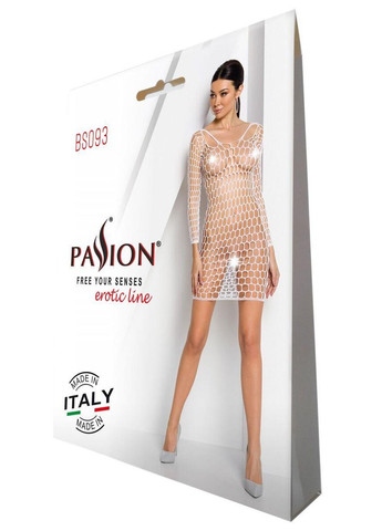 Бодистокинг BS093 white Passion (303883600)