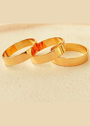 Позолоченное Обручальное Кольцо "Американка" шир.5мм, Обручалка. Позолота No Brand (340672751)