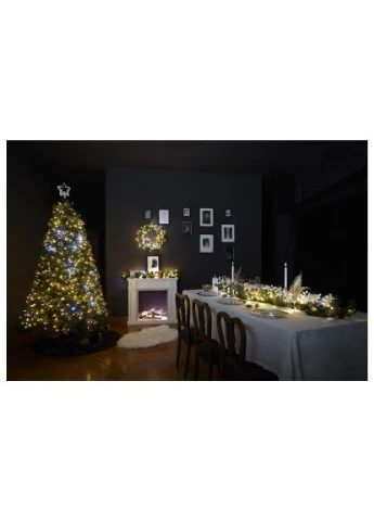 Гирлянда Smart LED Strings RGBW 400, BT+WiFi, Gen II, IP44, кабель ч (TWS400SPP-BEU) Twinkly Gen II, IP4, BT + WiFi, Smart LED Strings RGBW 400 (400305239)