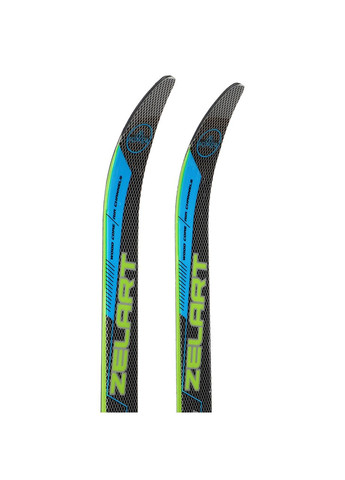 Ліжі бігові підліткові в комплекті з палицями (l-ліж-140см, l-палиці-120см, PVC чохол, кріплення регульоване, Zelart (361435789)