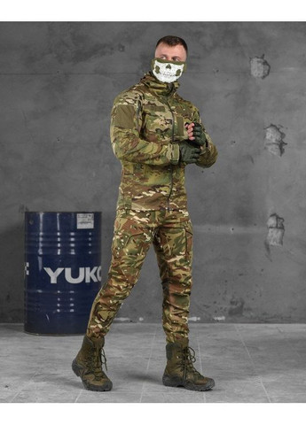 Тактичний чоловічий демісезонний костюм Ріп-стоп 3 в 1 мультикам No Brand