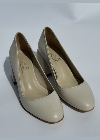 Lirio Туфлі молочний з натуральна шкіра, україна — (315487677)