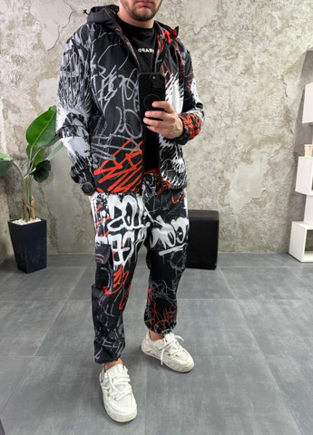 Костюм чоловічий олімпійка штани плащівка на підкладці No Brand (365795370)