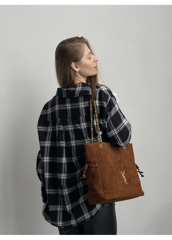Сумка женская Jamie in Suede карамель шопер No Brand (369935541)