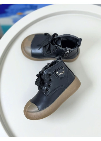 Черевики осінні дитячі чорні 1647 No Brand (367581232)