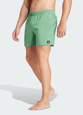 Мужские зеленые спортивные плавки adidas