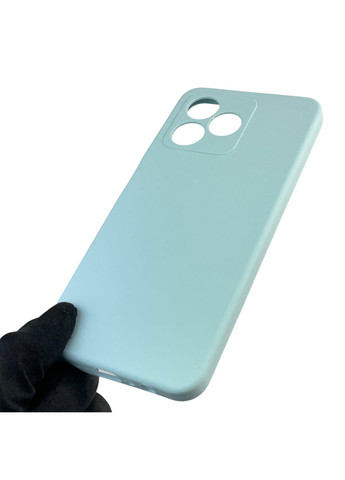 Чехол для C53 силиконовый с микрофиброй нескользящий на реалми с53 голубой Realme (366390362)