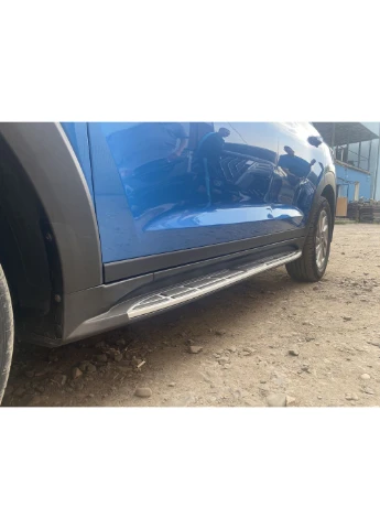 Бокові пороги Оригінальний дизайн V1 (2шт) для Hyundai TL 2016-2021 рр Niken Tucson (389251396)
