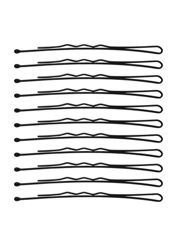 Набор фрезерных невидимок для волос, 7 см, 24 шт., черный () SPL 3020-0070 (328398468)