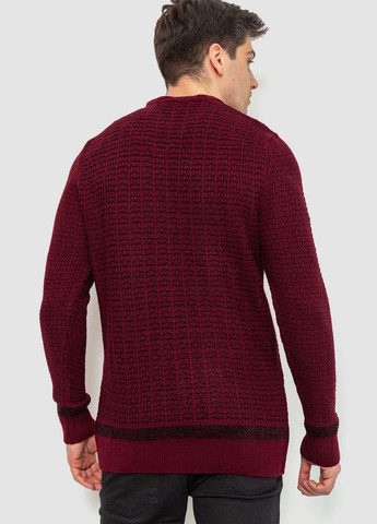 Комбинированный зимний свитер мужской, цвет коричневый, Ager