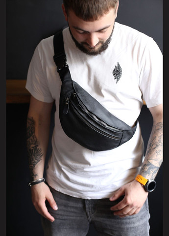 Сумка мужская бананка кожаная SKILL (298875790)