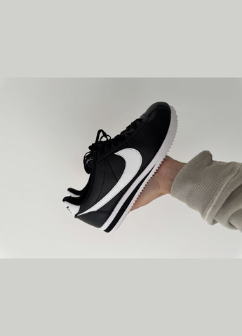 Чорні Осінні кросівки чоловічі і жіночі nike cortez black | найк кортез чорний No Brand