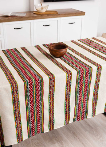 Скатерть вышитая с украинским орнаментом 3.0м х 1.5м (рнд11130) Homedec - (316472138)