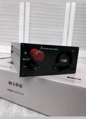 Інвертор автомобільний 600w 12v перетворювач (1756375641) S-link (335008789)