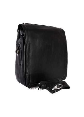 Чоловіча сумка зі штучної шкіри E30913 Чорна No Brand (370848042)