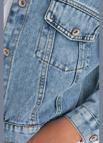 Піджак дитячий для дівчинки джинсовий блакитного кольору Let's Shop (290255335)
