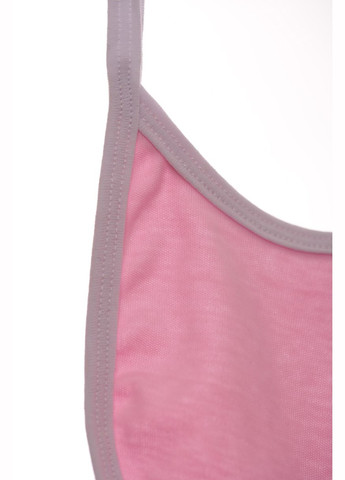 Нагрудник для девочки интерлок розовый 12*15 см 3м+ (39622) BABYKROHA (297199434)