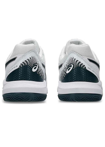 Цветные демисезонные мужские кроссовки upcourt 6 white/tranquil teal Asics