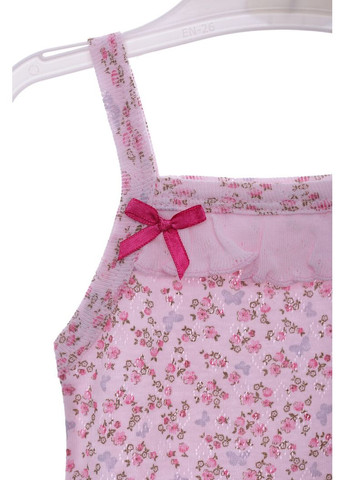Боди майка для девочки интерлок в розовый цветочек 80 см (37933) BABYKROHA (297198092)