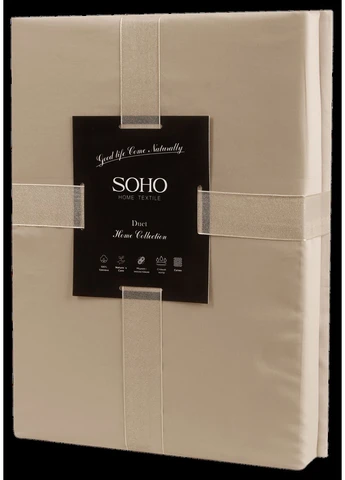 Комплект постільної білизни SOHO Сімейні Duet Mocha/Ivory No Brand (393113915)
