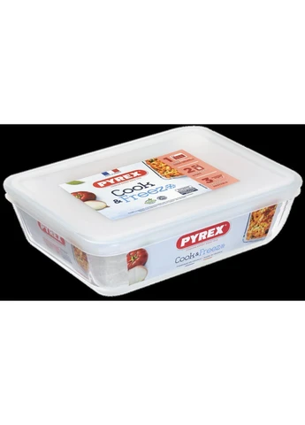 Форма скляна Cook&Freez форма з криш. прямокут. 22х17х6 (1.5л) (242P000/7946) Pyrex (402239123)