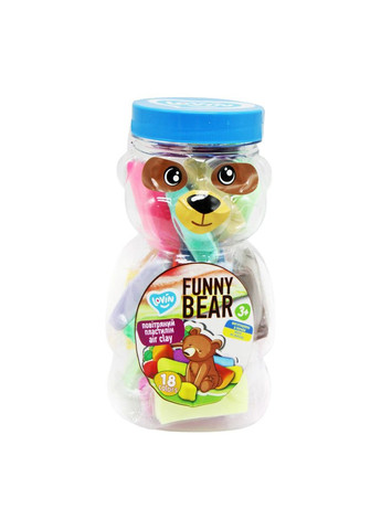 Набір для ліплення "Funny Bear" із повітряним пластиліном ТМ Lovin MIC (294726007)