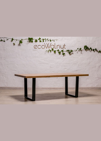 Кофейный стол с прямоугольными краями M (дуб) Дубовый стол в гостиную EcoWalnut (294342579)