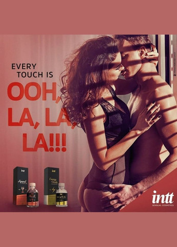 Массажний гель с согревающим эффектом Energy Drink 30 мл Intt (297131686)