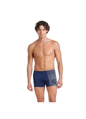 Мужские комбинированные плавки-шорты для мужчин foggy dots swim short синий, белый Arena