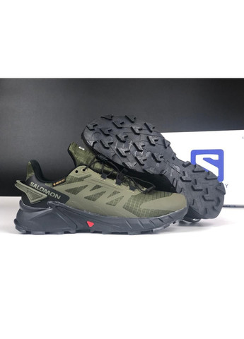 Оливковые (хаки) демисезонные хаки термо мужские кроссовки осень\зима No Brand