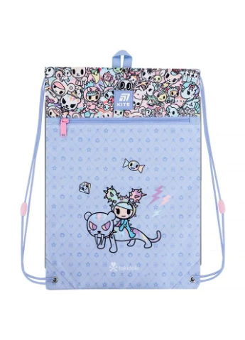 Шкільний набір Education teens Tokidoki 5 в 1: рюкзак 18 л, сумка для взуття, пенал, термос 350 мл, ланчбокс Kite (398289761)
