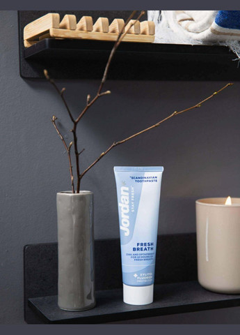 Зубная паста Fresh Breath с цинком и ксилитом, 75 мл Jordan 1200543 (328396657)