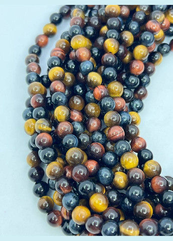 Соколине око на нитці без замка 6 мм 40 см No Brand (321963892)