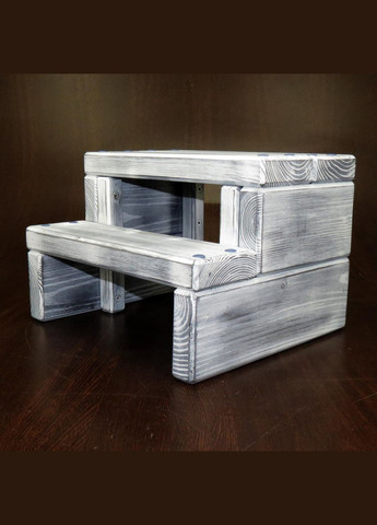 Скамейка-ступенька из дерева Гудзон шебби (ССТ-000321) No Brand (327847122)